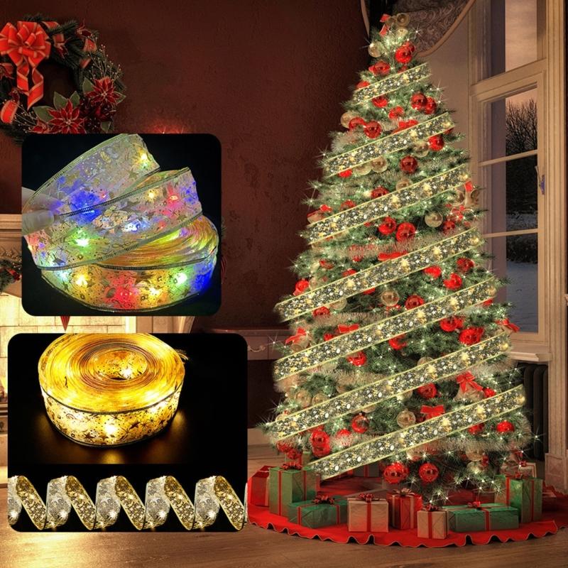 Spiral Christmas Tree Shape Hair Hoop Cute Bowknot Star HOHOHO Hair Holder Christmas Party Headwear for Teenagers