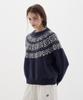 DANGLEDROP Dgdp Nordic Round Knit_Navy