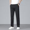 PLAYBOY Men's Business Casual Straight-Fit Elastic Pants