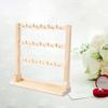 Space Saving Keychain Display Stand Practical Key Rings Exhibit Rack for Keeping Keychains Sorted and Accessible