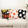 45x45cm Halloween Embroidered Cushion Cover Pumpkin Pillowcase Home Holiday Decor Flock Pillowcases Decorative Pillows for Sofa