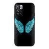 Fashion Angel Wings Case for Xiaomi Redmi Note 9S 9 8 10 11 Pro 9C 9A 7 8T 7A 8A 6A 6 10S Black Soft Silicone Phone Cover Coque