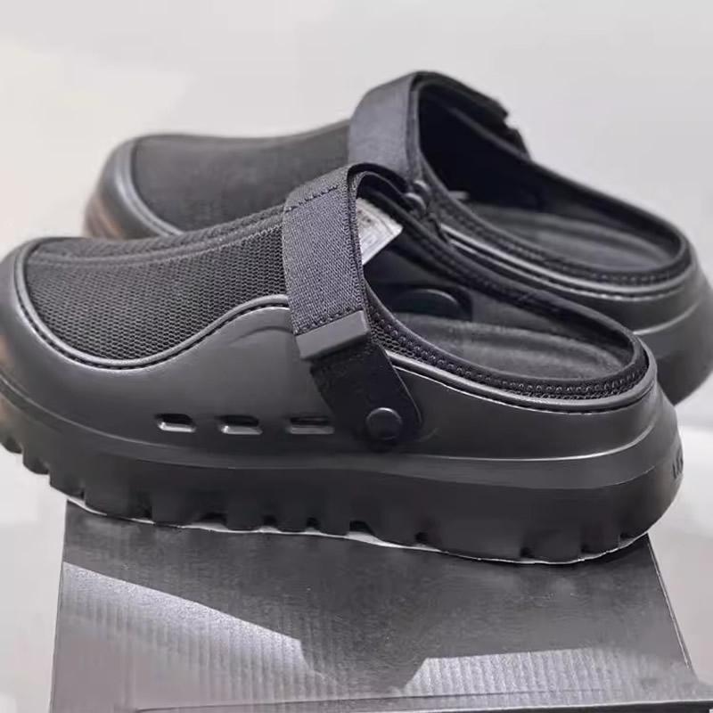 

Женские сетчатые тапочки, балетки, мюли, туфли-слингбэки, пляжные сандалии, лето 2025, брендовые спортивные кроссовки, повседневная обувь для ходьбы, женские сандалии 35 чёрный