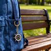 Practical Everyday Use Keychain Decors Featuring Marine Anchors And Helm In Zinc Alloy Blue White Color Scheme