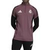 Adidas Aeroready Slim Fit Moisture Wicking Printed Long Sleeve Football Shirt Men tops JZ9015