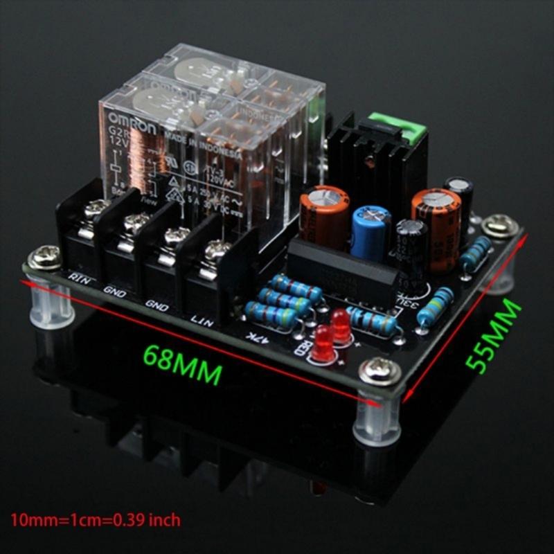 UPC1237 Verstärker-Schutzplatine Mit 3 Sekunden Einschaltverzögerung Und DC1V Abschaltung Für Heimkinosysteme