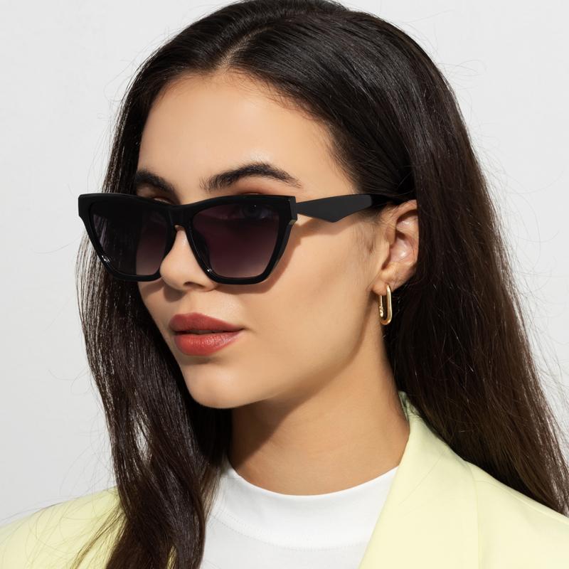 Luxury Cat Eye Sunglasses Women Designer Vintage Small Frames Gradient Shades UV400 Sun Glasses For Ladies