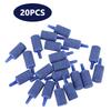 20 STÜCKE Blauer Sandstein Zylinderform Aquarium Belüftung Luftstein Fischtank Sauerstoffpumpe Blubbersteine