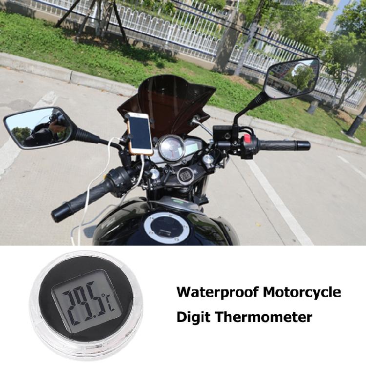 Motocyklové/ Kuchyňské digitální teploměry Hodiny Vodotěsné Motocyklové hodinky
