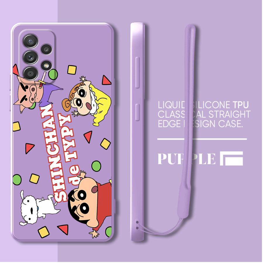 

Phone Cover Case for Samsung Galaxy A34 A13 A14 A36 A26 A22 A52 A24 A11 A12 A15 A16 A51 A35 Cool Crayon Shin-chan Galaxy A12