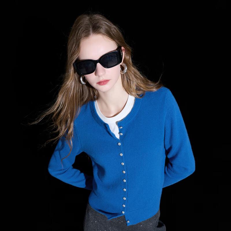 

Sancai 2025 Winter Round Neck Long Sleeve Wool Cardigan L 165/88A