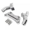 A16P-Chrome 4" Tall Handlebar Risers Top Clamp For  Tour Glide Dyna Road King Aluminum Handlebar Riser Handlebar Riser