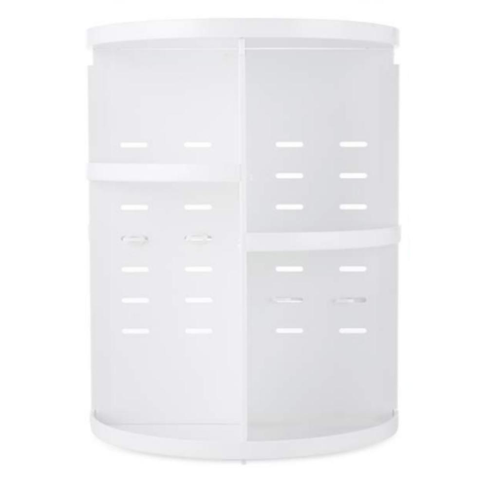 360 Cosmetic Storage Box Foldable MMakeup Display Shelf  Countertop Vanity