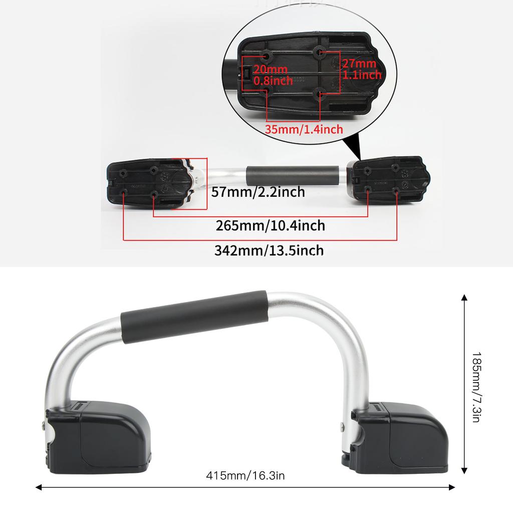 Folding RV Assist Handle with EVA Grip Aluminum Alloy Entry Door Hardware for Caravan Motorhome Trailer Entry Door Assist Bar