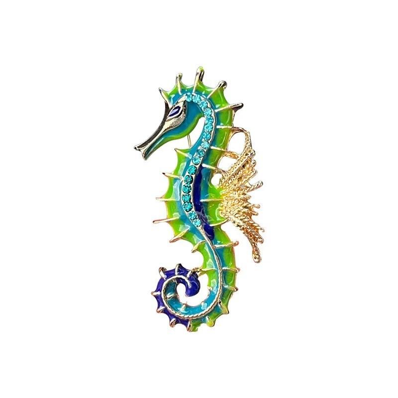 Marine Animal Brooch Pin With Alloy Material For Fashion Accessories And Daily Wear