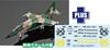 PLATZ JASDF 6th Squadron 40th Anniversary Painted Plastic Model 1/72 F-1 AC-102 (Airplane)