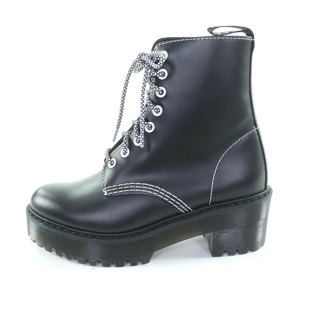 Vynikající krátké boty Dr.Martens SHRIVER HI CS černá kůže Dámské Použité