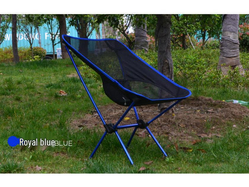 Portable 7075 Aluminum Alloy Folding Chair for Camping, Fishing, Beach, and Leisure.