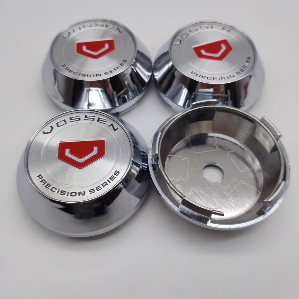 4Pcs/set Vossen Logo Centre Caps For Rims 60mm 64mm 65mm 68mm 69mm Wheel Hub Caps Wheel Covers Car Rims Tire Accessories