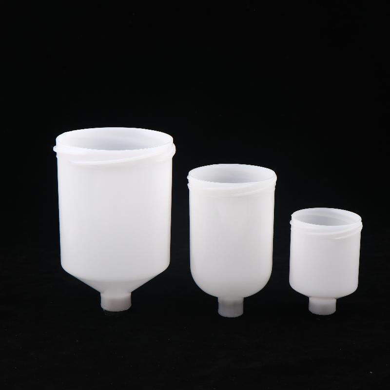 125/250/600Ml Plastic Spray Paint Cup Sprayer Cup Air Gravity Feed Paint Spray Pot Thread Connector For Spray Gun Parts