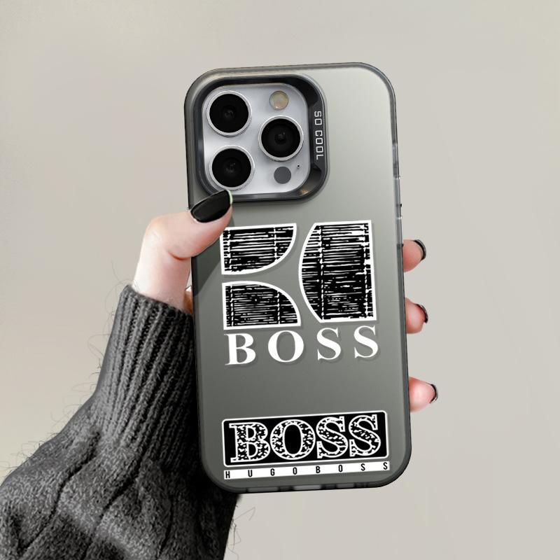 

Модернизированный чехол IMD KING BOSS Cool Printed, ударопрочный защитный мягкий чехол TPU с полной задней крышкой для Xiaomi Redmi Redmi Note 13 Pro 5G чёрный