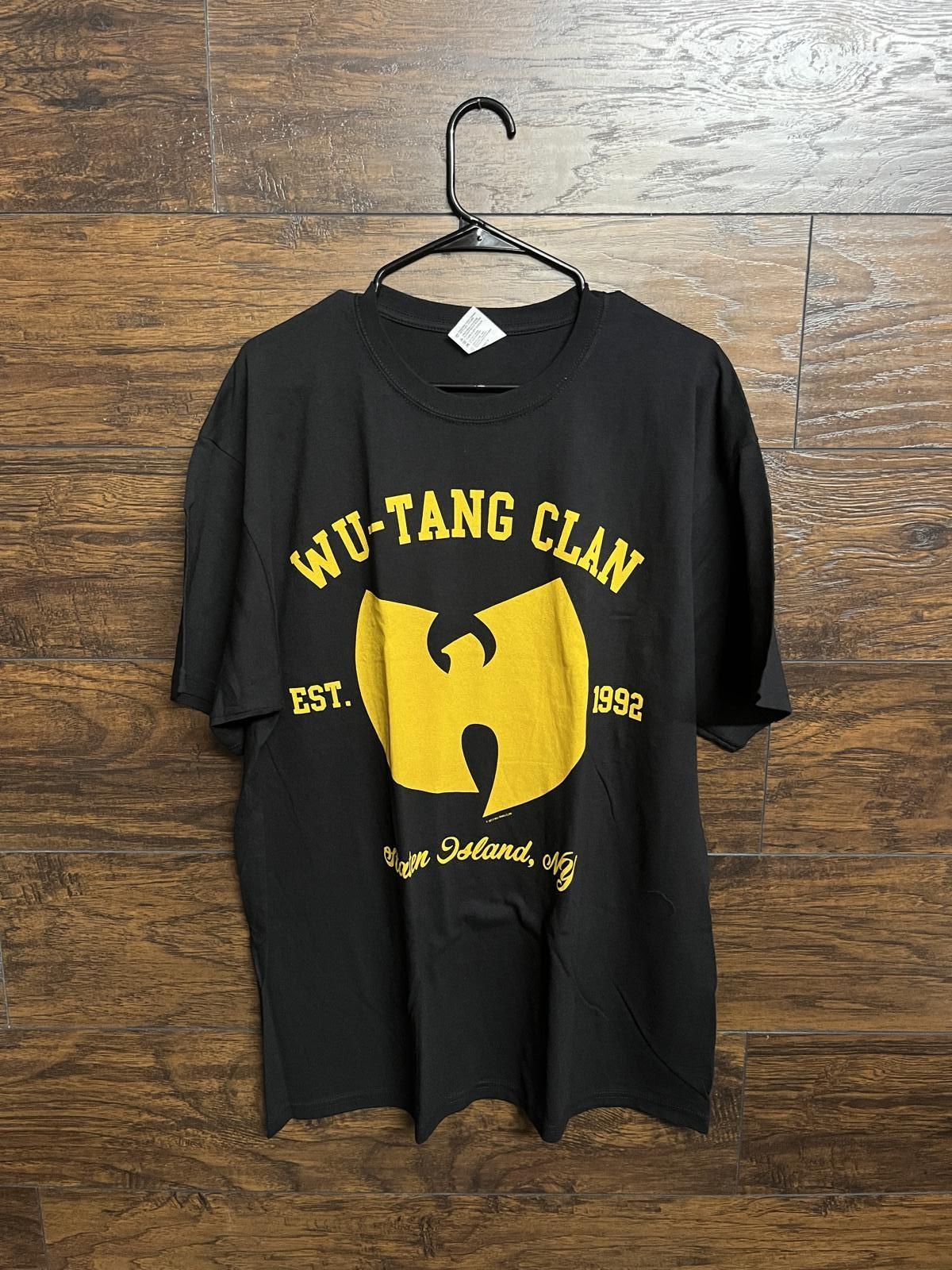 Wu-Tang Clan T-shirt Staten Island NY EST. 1992 Shirt XL L