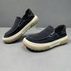 High-end men's cloth shoes 2026 new men's ice silk cloth shoes spring and summer new soft breathable men's casual shoes light