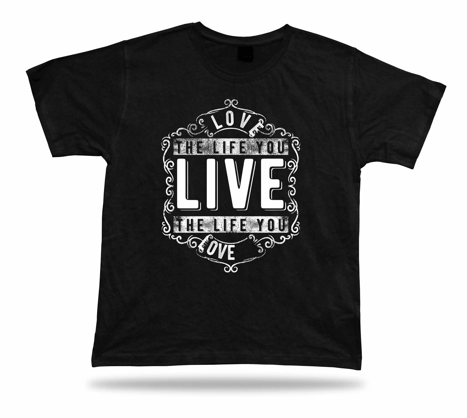 Tshirt Tee Shirt Birthday Gift Idea Love Life Wisdom Proverb Emblam Retro Advice L