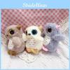Cute Owl Plush Doll With Short Plush Material For Backpack Charm And Collectible