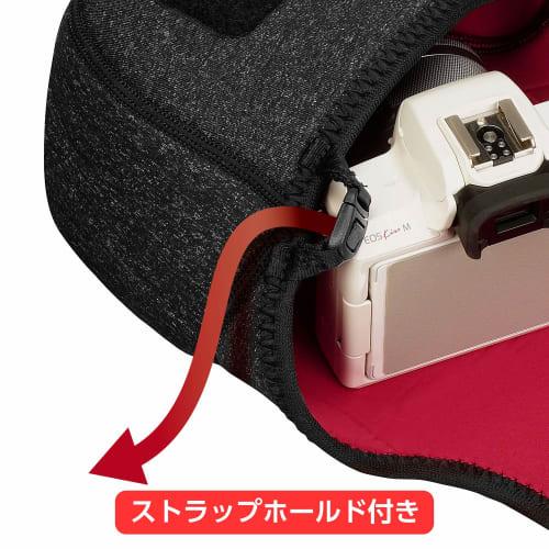 HAKUBA Camera Case Slim Fit Camera Case 02M Neoprene material that fits the camera, for mirrorless single-lens cameras, black 2SP-SF-CC02MBK