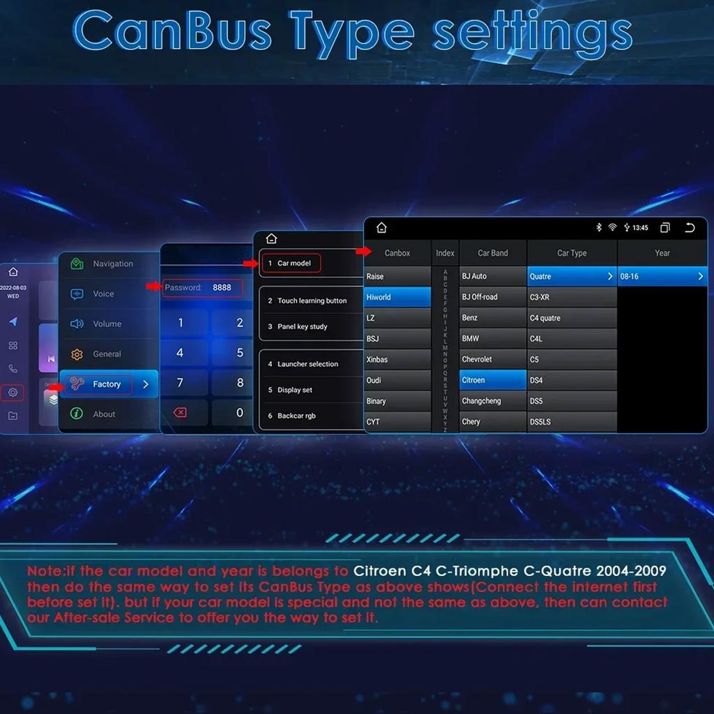 Ossuret Intelligentes Autoradio mit Android für Citroën C4, C Triomphe, C Quatre (2004–2009) – CarPlay, Multimedia-Videoplayer, GPS, 2-DIN, 7862 Audio