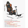 VEVOR Racing Wheel Stand, Heavy-Duty Simulator Cockpit Steering Wheel Stand, Fit Logitech G25, G27, G29, G920, G923, Thrustmaster T300RS, TX F458