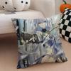 BBronya Star Rail Game Character Cushion Cover Throw Pillow Cover Hidden Button Durable Polyester Chair Cushion