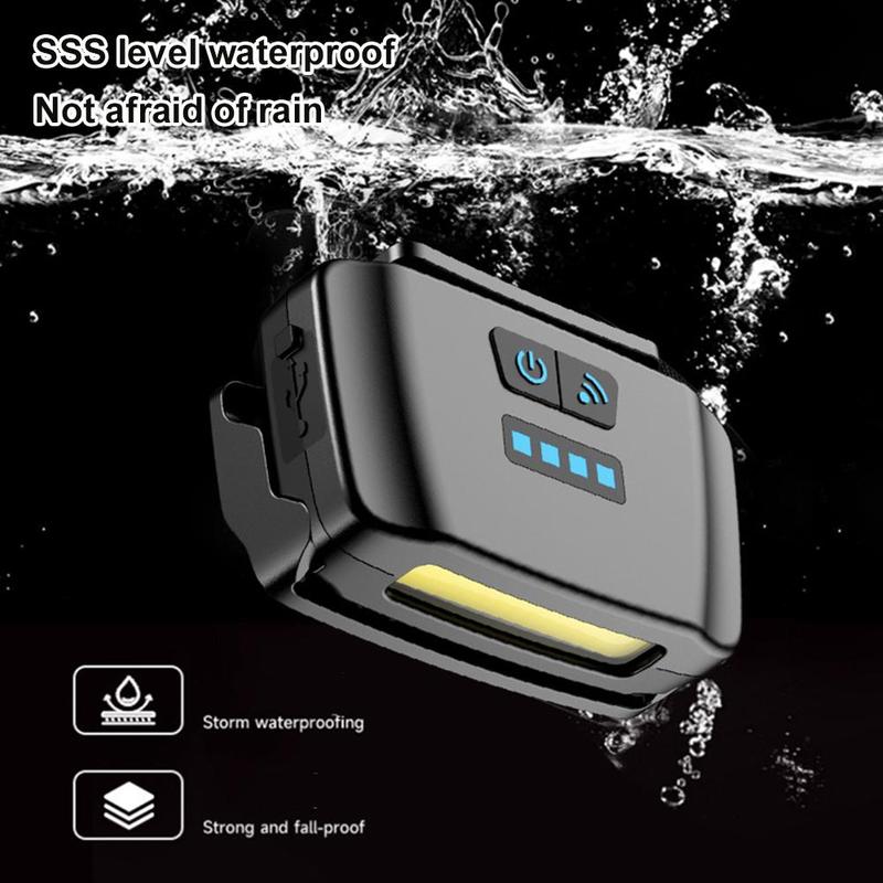 Super Bright Headlamp fishing Clip-on Cap Light Intelligent sensing&mosquito repellent Outdoor Red Light Headlamp for fishing