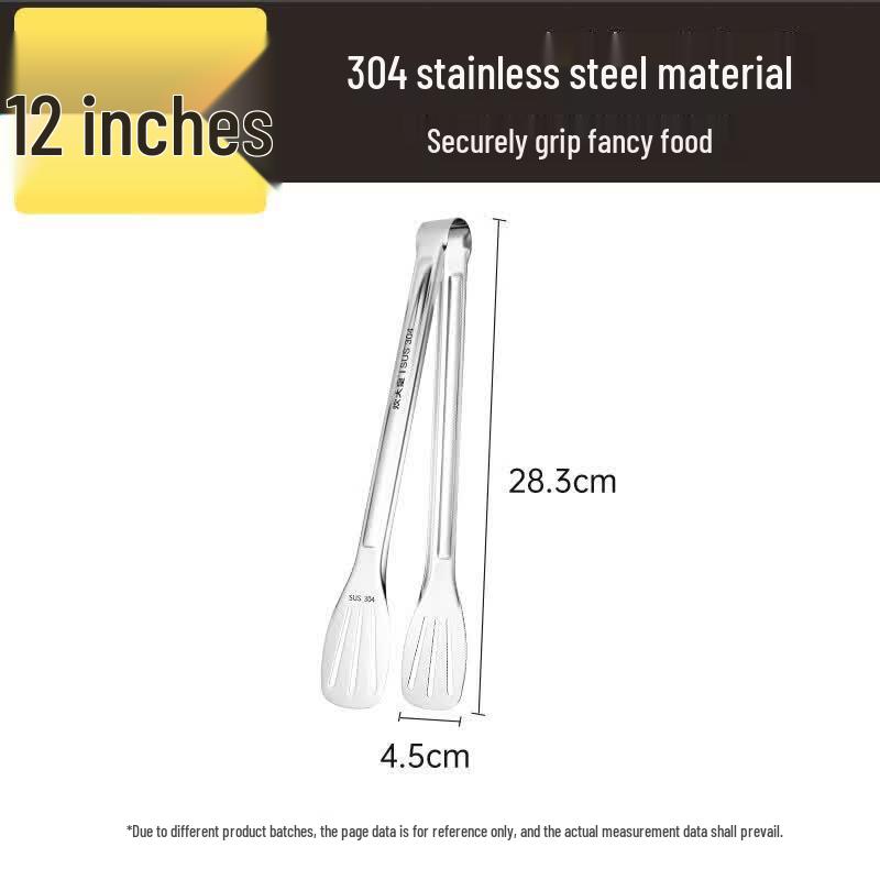 COOKER KING 304 Stainless Steel Multi-functional Food Tongs