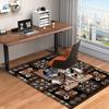 1PC Custom Name Wolf Spirit Blanket Theme Floor Mat Ideal for Living Room, Game Rooms, Office, Bedroom, Floor Mat Playful Design
