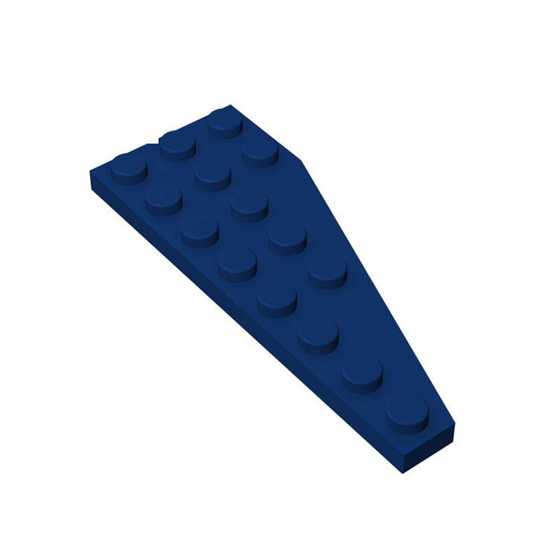 

10pcs MOC Puzzle Particle 50305 Wedge Plate 8x3 Building Blocks Kit Left Board House Bricks Toys Children Gifts Dropshipping 10pcs темно-синього кольору