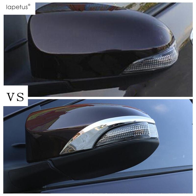 Car Rearview Mirror Rubbing Strip Overlay Decoration Cover Trim For Toyota Corolla 2014 - 2018 ABS Chrome Exterior Accessories