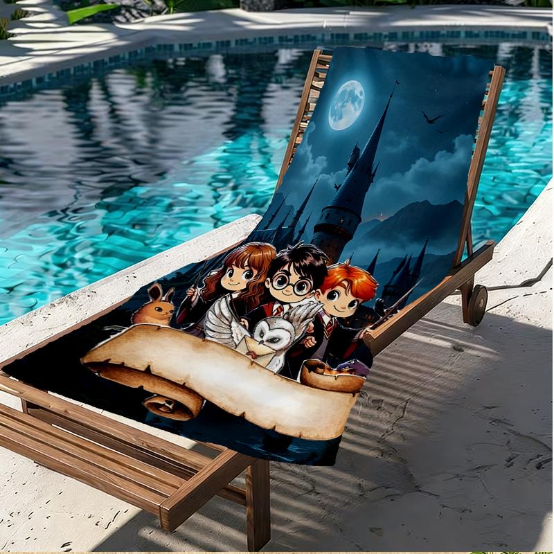 Fantasy film Print Beach Towel, Versatile Lightweight Absorbent Beach Towel for Pool Surf Yoga Bathroom, Perfect Birthday Holiday Gift