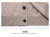 100% Pure Wool Men's Winter 2025 Cardigan Vest - Sleeveless, Middle-aged Style Sweater