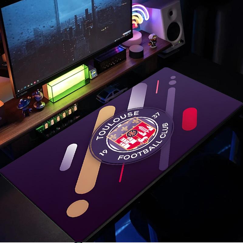 Toul-ouse Crest Design Mouse Pad, Rubber Base, Mouse Pad for Gamers and Office Use, Gaming Desk , Easy To Clean Mat Christmas fan gifts