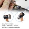 Round Hammer Ball Peen Hammer Household Jewelry Processing Hammer Tool (Large)
