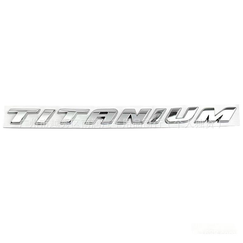 TITANIUM: Premium metal trunk sticker for Ford Mondeo and Escape models.