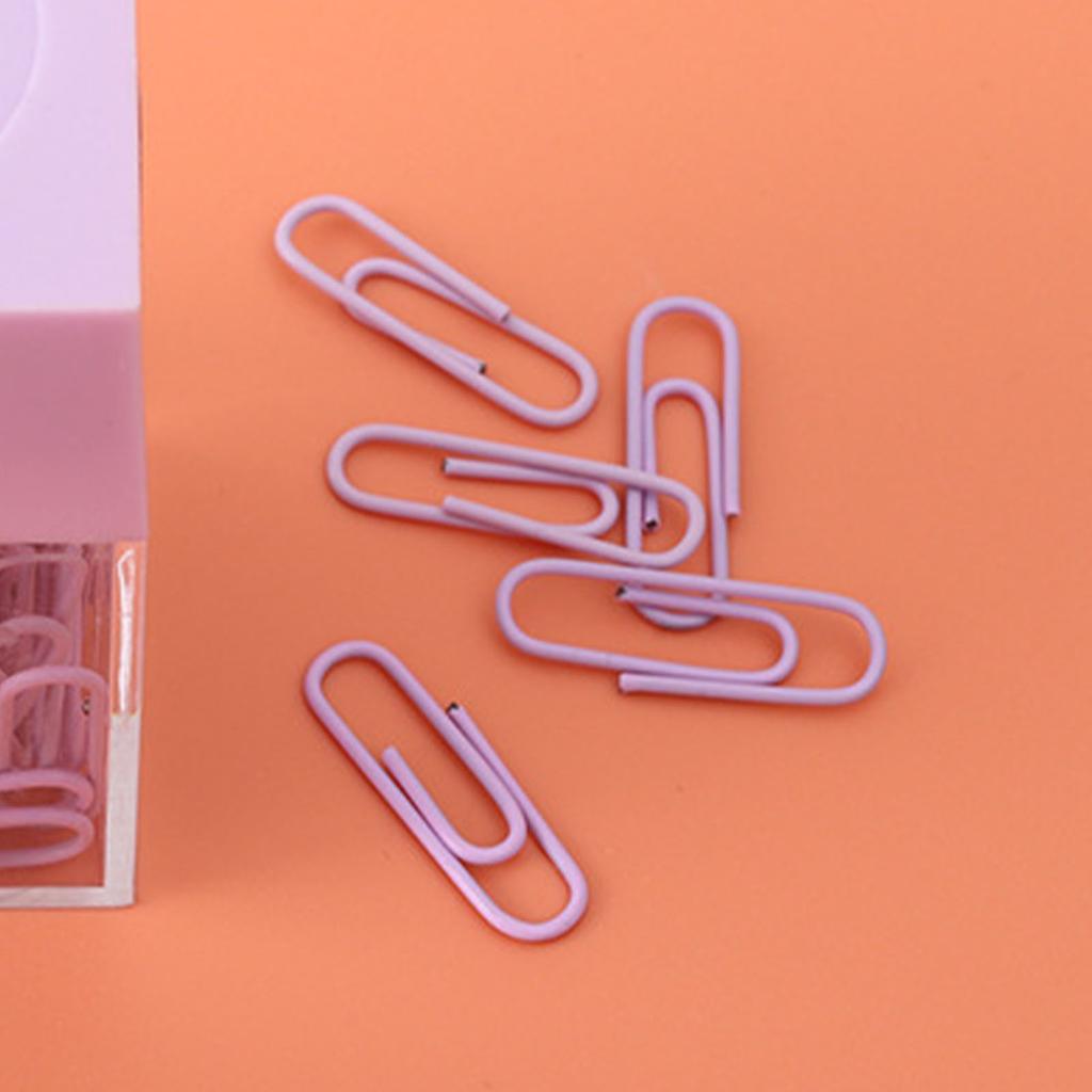 Magnetic Paperclip Dispenser Large Capacity Transparent Paper Clip Storage Organizer for Desk