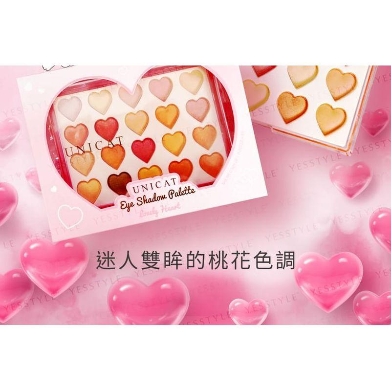 UNICAT - Lovely Heart Eye Shadow Palette Peach Blossom
