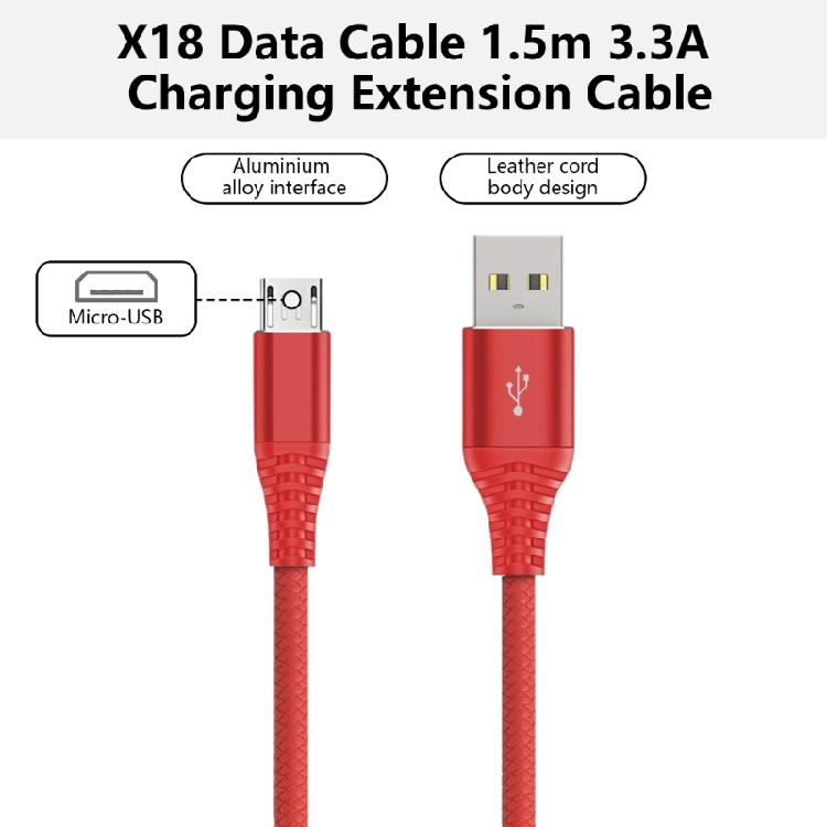 3.3A Fast Charging Cable USB Male to USB 5Pin Male Power Cable Cord for Tablets Phones Quick Charging Data Wire