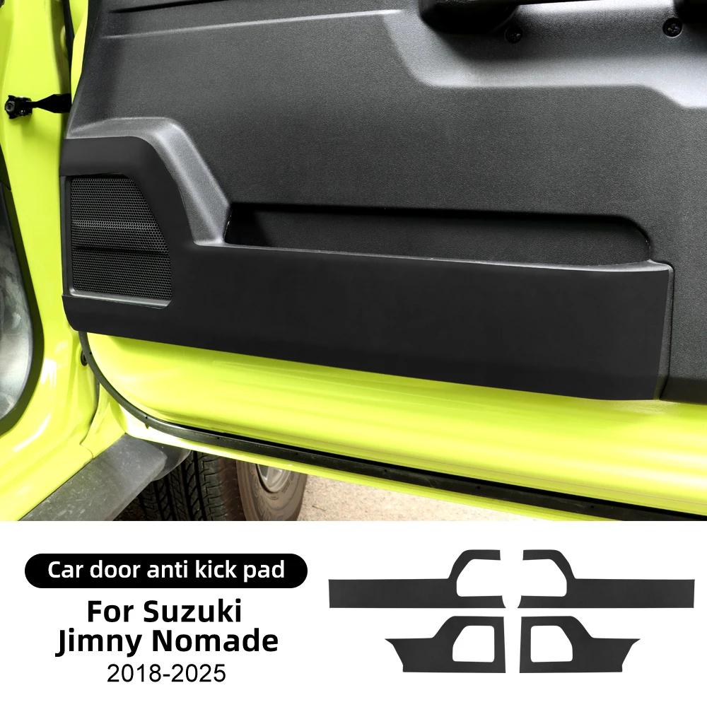 Suede For Suzuki Jimny Nomade 2018 2019 2020 2021 2022 2023 2024 2025 5-Door Car Door Anti-kick Pad Pad Accessories Door Protect.