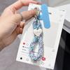 Heart Keychain & Camera Lanyard Set: Plush Wrist Strap, Anti-Lost Rope, Water Bottle Holder