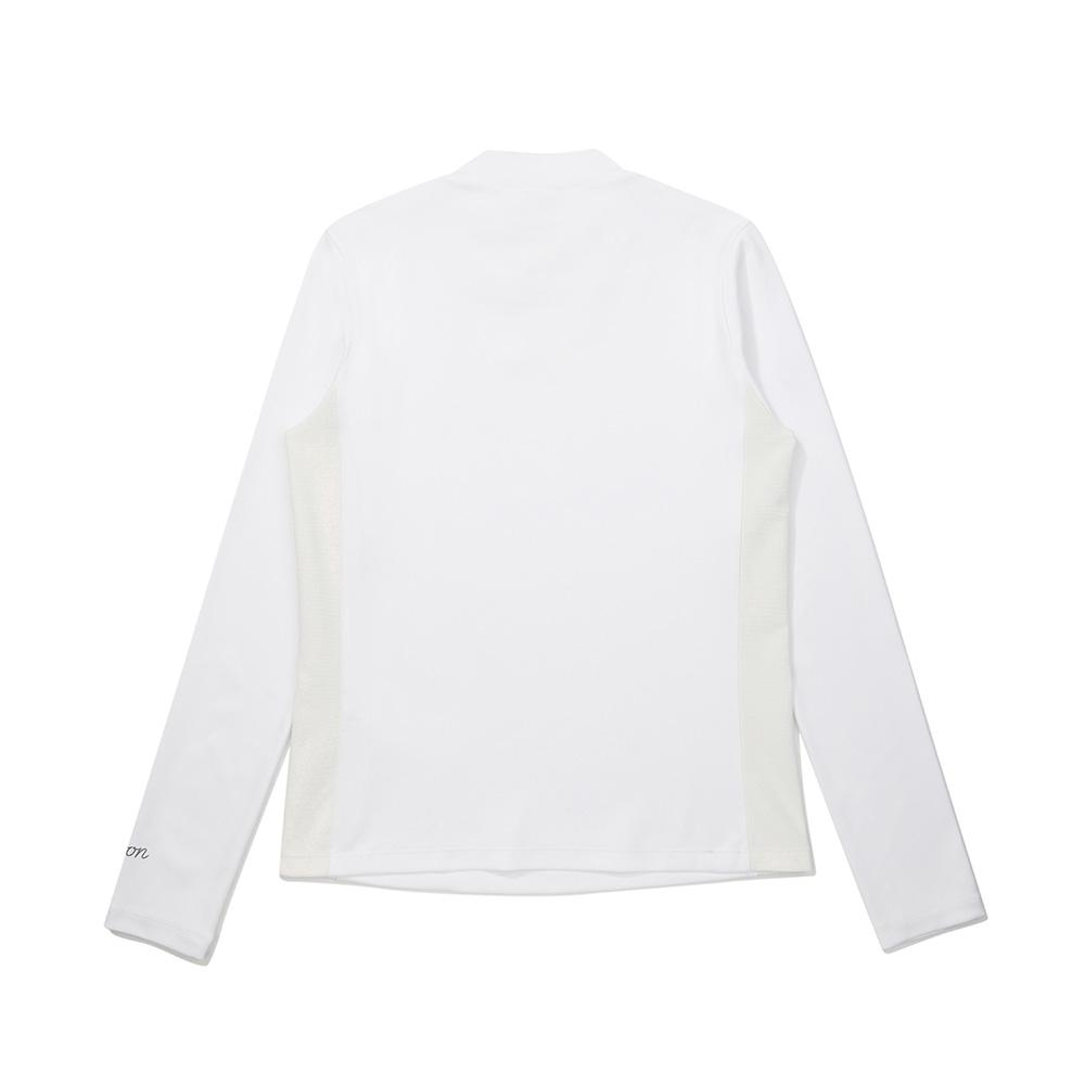 MALBON GOLF Spring Mock Neck Base Layer White (Woman)