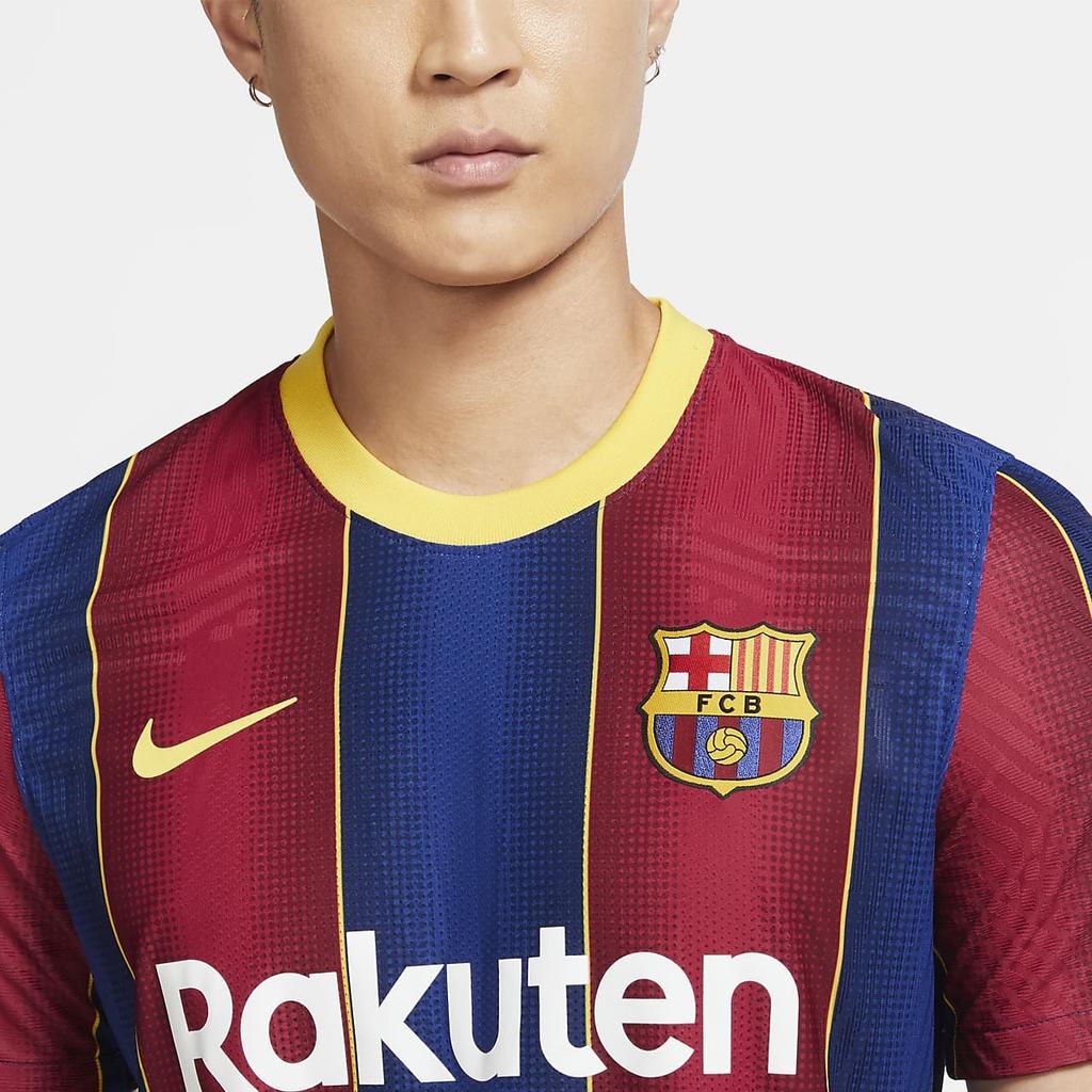 Nike FC Barcelona 20-21 Authentic Home Jersey 'Red Blue' Men's CD4185-455